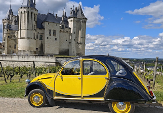 Citroën 2cv charleston 1980 jaune et noire
