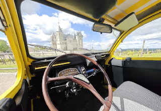 Citroën 2cv charleston 1980 jaune et noire
