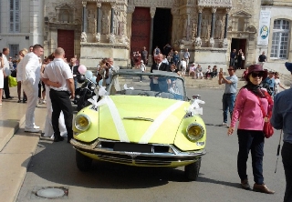 Citroën ds 19 cabriolet 1961 jaune