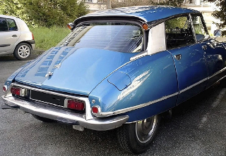 Citroën DS 1973 bleu métallisé