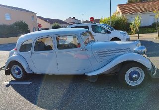 Citroën Traction Familiale 1956 Blanc