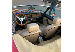 Fiat 124 Sport Spider 1978 Rouge