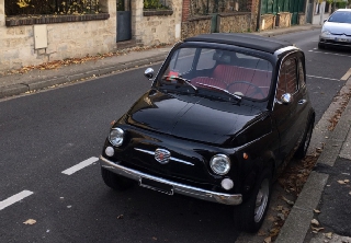 Fiat 500 1966 Noire