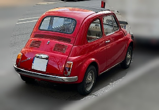 Fiat 500 1966 Rouge