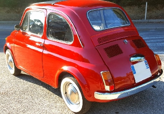 Fiat 500 1970 Rouge