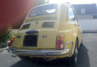 Fiat 500 1971 Jaune