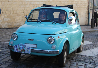 Fiat 500 F 1974 Bleu