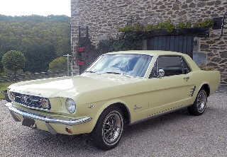 Ford mustang 1966 jaune