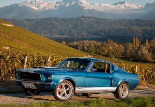 Ford Mustang 1967 Bleu