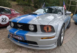 Ford Mustang  2007 Grise bandes bleues