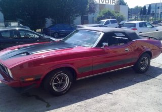 Ford Mustang Mach1 1971 Rouge