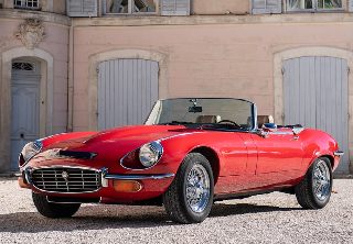 Jaguar Type E  1974 ROUGE