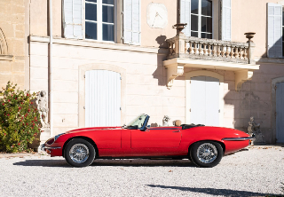 Jaguar Type E  1974 ROUGE