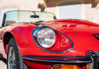 Jaguar Type E  1974 ROUGE