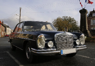 Mercedes Benz 280 S 1971 Bleu nui