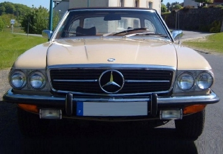 Mercedes Benz 450 sl 1973 beige