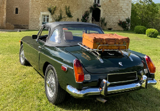 Mg B cabriolet 1974 vert