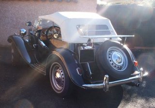 MG TD 1952 noir
