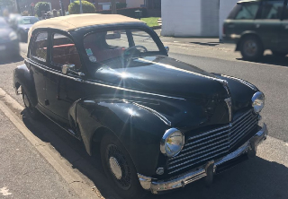 Peugeot 203 découvreble 1951 Noir