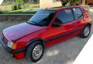 Peugeot 205 GTI 1988 Rouge