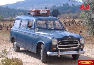Peugeot 403 1958 bleu