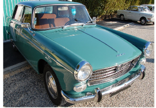 Peugeot 404 1963 Turquoise