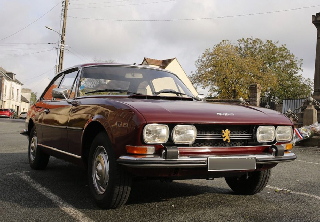 Peugeot 504 coupé 2l 1973 Bordeaux