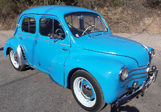 Renault 4cv 1955 Bleu