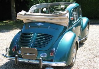 Renault 4Cv Découvrable 1955 Vert