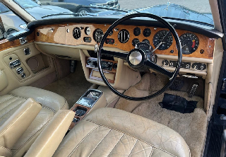 Rolls Royce CORNICHE 1975 BLEUE