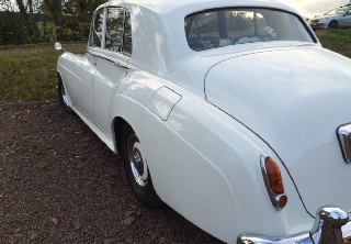 Rolls Royce Silver Cloud I 1956 Blanc