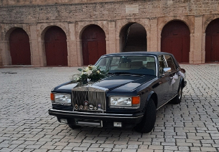 Rolls Royce silver spur 1984 bleu