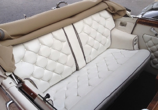 Rolls Royce Silver Wraith landaulet 1955 Blanc