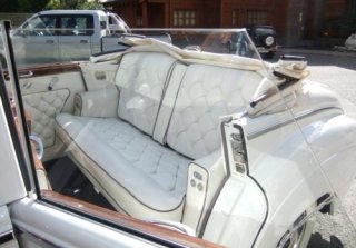Rolls Royce Silver Wraith landaulet 1955 Blanc