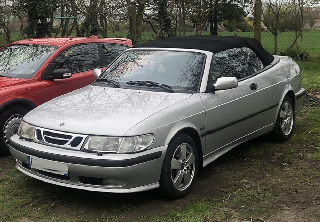 Saab 9.3 2002 grise 