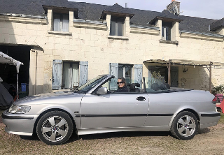 Saab 9.3 2002 grise 