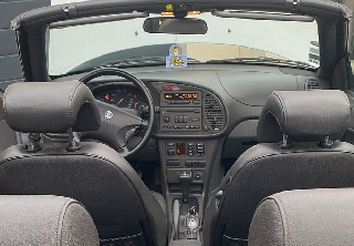 Saab 9.3 2002 grise 