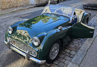 Triumph TR3 1960 Vert anglais