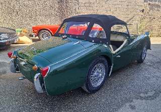 Triumph TR3 1960 Vert anglais