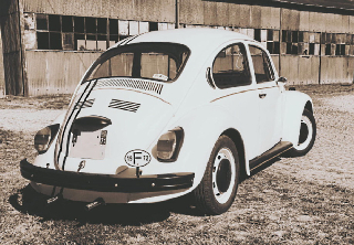 Volkswagen coccinelle 1971 blanche