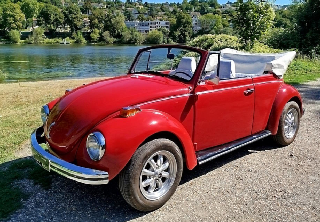 Volkswagen coccinelle  1971 rouge