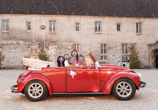 Volkswagen coccinelle  1971 rouge