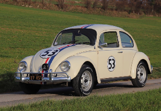 Volkswagen Coccinelle Choupette Herbie 1966 beige