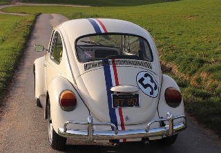 Volkswagen Coccinelle Choupette Herbie 1966 beige