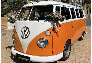 Volkswagen Combi split 1964 Orange et Blanc