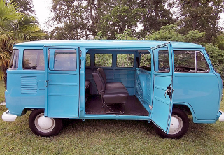 Volkswagen Combi T2 1977 Bleu