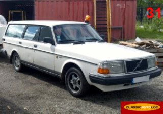 Volvo 240 1988 Blanche