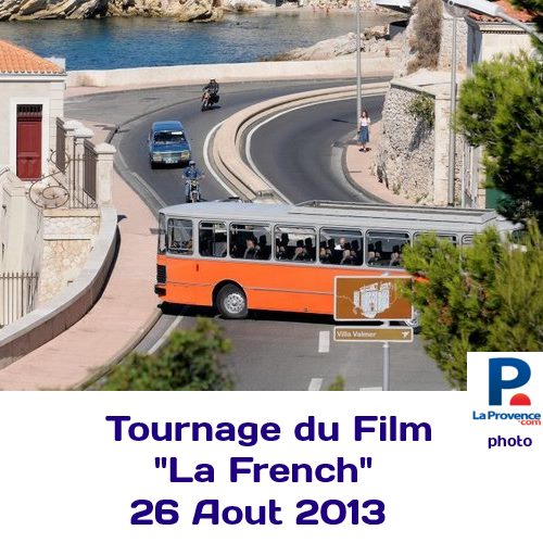 Tournage du film La French avec Jean Dujardin