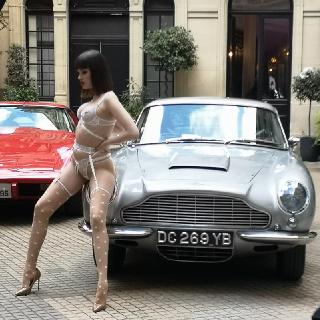 Par ce froid, bravo aux modèles